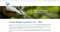 Desktop Screenshot of ofidismo.biol.com.ar