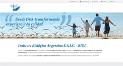 Desktop Screenshot of biol.com.ar